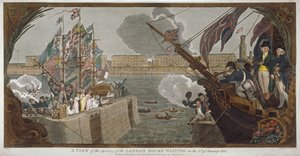 افتتاح London Docks ، Wapping ، 1805 بواسطة في وودثورب