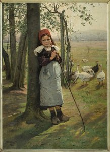 The Goose Girl، ca 1885.