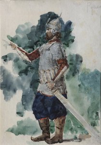 رسلان. تصميم الأزياء للأوبرا رسلان وليودميلا من قبل M. Glinka بواسطة فالنتين ألكسندروفيتش سيروف