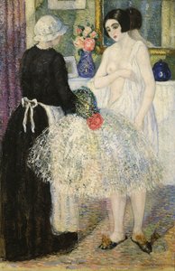 En El Camerin ، حوالي عام 1920 (زيت على قماش) بواسطة فالنتين ثيبون دي ليبي
