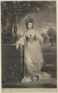سيدة اليزابيث كومبتون ، 1781.