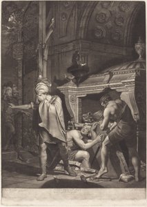 مرافان يفتتح قبر أسلافه ، 1772. بواسطة فالنتين جرين
