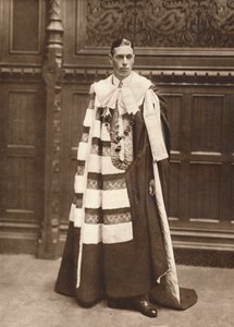 "دوق يورك في أردية بيت اللوردات" ، 1920