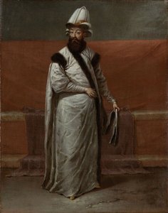 نيفشهرلي دامات إبراهيم باشا ، الوزير الأعظم للإمبراطورية العثمانية ، 1728 م بواسطة فانمور