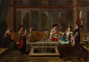 المحادثة ، 1730s بواسطة فانمور