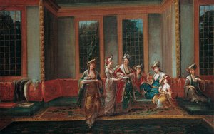 نساء يشربن القهوة ، 1720 بواسطة فانمور