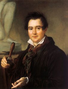 صورة للنحات إيفان ب. فيتالي 1794-1855 ، القرن التاسع عشر. بواسطة فاسيلي أندريفيتش تروبينين