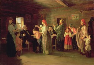 تفتيش دار أطفال ، 1866 بواسطة فاسيلي إفيموفيتش كاليستوف