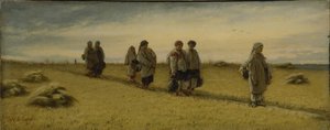 عودة الحصادين من الميدان في محافظة ريازان ، 1874 بواسطة فاسيلي جريجوريفيتش بيروف