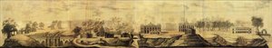 منظر بانورامي لتصميم Tsaritsyno ، 1776 بواسطة فاسيلي إيفانوفيتش بازينوف
