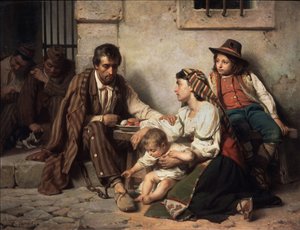 زيارة عائلة سجين ، 1868