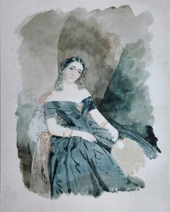 صورة ليونيلا إيفانوفنا باراتينسكايا ، الأميرة زو ساين فيتجنشتاين 1816-1918 ، 1846 بواسطة فاسيلي سيمينوفيتش سادوفنيكوف