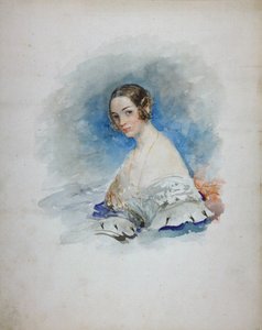 صورة للأميرة ماريا إيفانوفنا كوتشوبي ، ني بارياتينسكايا 1818-1843 ، 1846 بواسطة فاسيلي سيمينوفيتش سادوفنيكوف