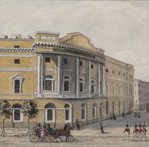 المكتبة العامة الإمبراطورية في سانت بطرسبرغ ، 1830-1840 بواسطة فاسيلي سيمينوفيتش سادوفنيكوف