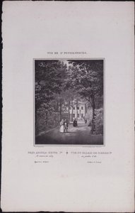 مناظر سانت بطرسبرغ. القصر الصيفي لبطرس الأكبر ، 1833 بواسطة فاسيلي سيمينوفيتش سادوفنيكوف