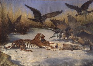 آكلى لحوم البشر ، 1870 - 1880 بواسطة Vasili Vasilievich Vereshchagin