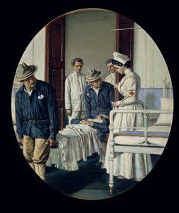في مستشفى عسكري بواسطة Vasili Vasilievich Vereshchagin