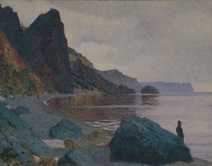 بالقرب من دير سانت جورج. شبه جزيرة القرم بواسطة Vasili Vasilievich Vereshchagin