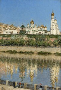 منظر للكرملين في موسكو بواسطة Vasili Vasilievich Vereshchagin