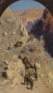 المدفعية في جبال القوقاز ، 1883