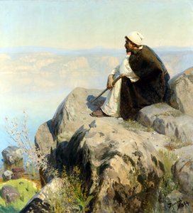 Dreams par Polenov ، فاسيلي دميترييفيتش (1844-1927). زيت على قماش
