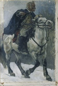 ألكسندر سوفوروف على ظهور الخيل ، 1897-1898 بواسطة فاسيليج إيفانوفيتش سوريكوف