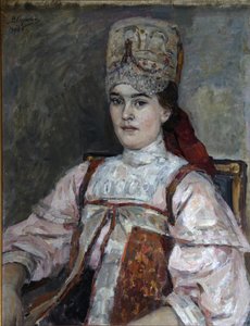 صورة ناتاليا فيودوروفنا ماتفيفا ، 1908 بواسطة فاسيليج إيفانوفيتش سوريكوف