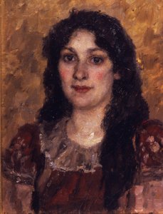 صورة لزوجة الفنانين ، 1888 بواسطة فاسيليج إيفانوفيتش سوريكوف