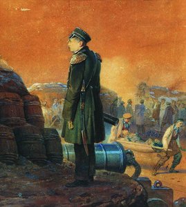الأدميرال بافل ناخيموف في المعقل ، 1855