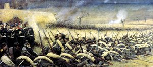 قبل الهجوم. بالقرب من بلفن 1877-1878.