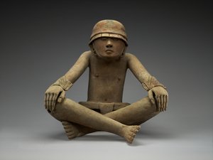 Ballplayer ، 600-900 ميلادي (سيراميك)