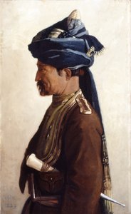 محمد ، أحد جنود سلاح الفرسان البنغال الخامس ، 1889