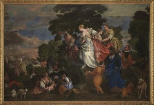 أنقذ موسى من المياه ، 1582-83 بواسطة فيرونيز