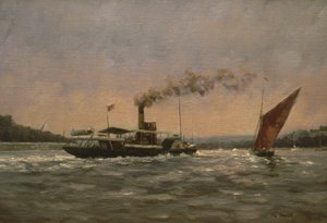 الماضي على ميدواي (يضم باخرة مجداف مرممة ، قلعة Kingswear)