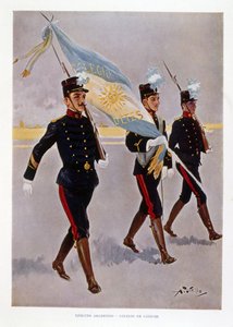 كاديت الجيش الأرجنتيني في الممارسة بواسطة فيسنتي بلاسكو إيبانيز