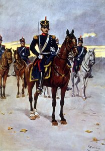 ركب الجيش الأرجنتيني ضابط قنبلة يدوية بواسطة فيسنتي بلاسكو إيبانيز