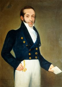 صورة دون أجوستين دي لاس هيراس إي كارازو ، 1828