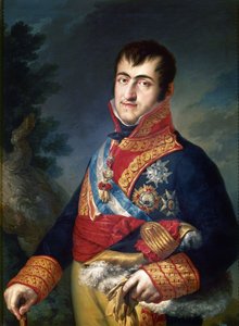صورة للملك فرديناند السابع ملك إسبانيا ، 1814-1815