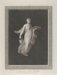 قطب عاري جزئيًا يحمل قرصًا في يدها اليسرى المرفوعة ودلوًا في ح ... ، كاليفورنيا. 1795-1820 بواسطة دومينيكو ديل فريت