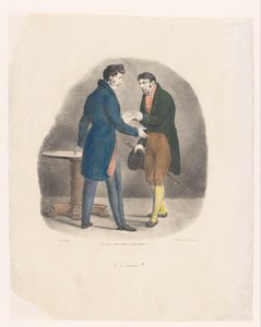 الشاب يتلقى رسالة أنت لو سافا! (العنوان على الكائن) عام في حياة شاب (عنوان المسلسل) Un an de la vie de jeune homme، Histoire véritable (عنوان المسلسل) بواسطة فيكتور آدم