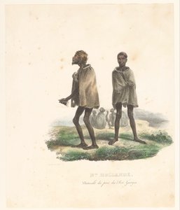 ملابس أهل الملك جورج ساوند (أستراليا الغربية) Nlle. هولاند. Naturals du Port du Roi Georges (العنوان على الكائن) استكشاف الاسطرلاب (عنوان المسلسل) Voyage de découvertes de l