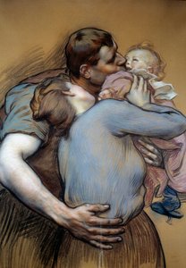 العائلة. رسم فيكتور بروف (1856-1943)