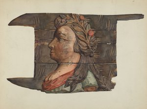 نحت الخشب ، ج. 1938. بواسطة فيكتور ف