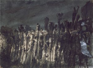كاسر الأمواج في جيرسي (قلم حبر وقلم هندي ويغسل على ورق) بواسطة فيكتور هوغو