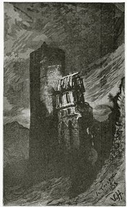 La Tourgue - توضيح من Quatre Vingt Treize ، القرن التاسع عشر (نقش وزن الجسم) بواسطة فيكتور هوغو