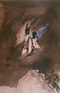 ذكرى قلعة في الفوج ، 1857 (قلم وحبر ، غسيل وغواش على ورق) بواسطة فيكتور هوغو
