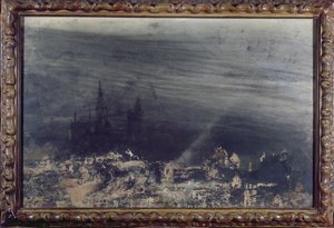 The Dead City (حبر ، اغسل ومرحاض على ورق)