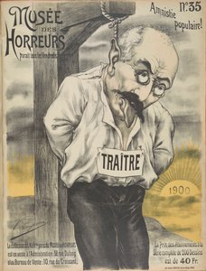 متحف الرعب معرض الرعب: ألفريد دريفوس ، 1900.