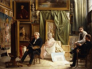 استوديو الفنان ، بواسطة فيكتور موتيز