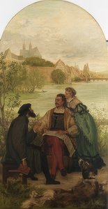نايت هارتموت فون كرونبرج في مصلح Oecolampadius في بازل بواسطة فيكتور مولر